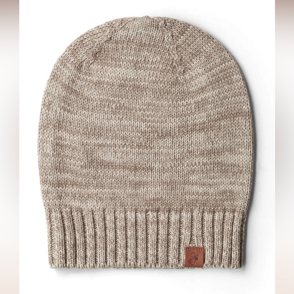 ❤️Goumi Kids - ORGANIC COTTON KNIT BEANIE - PECAN size 12/24m